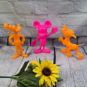 Vintage Louis Marx Disney Cartoon Character Figurines 1970s
